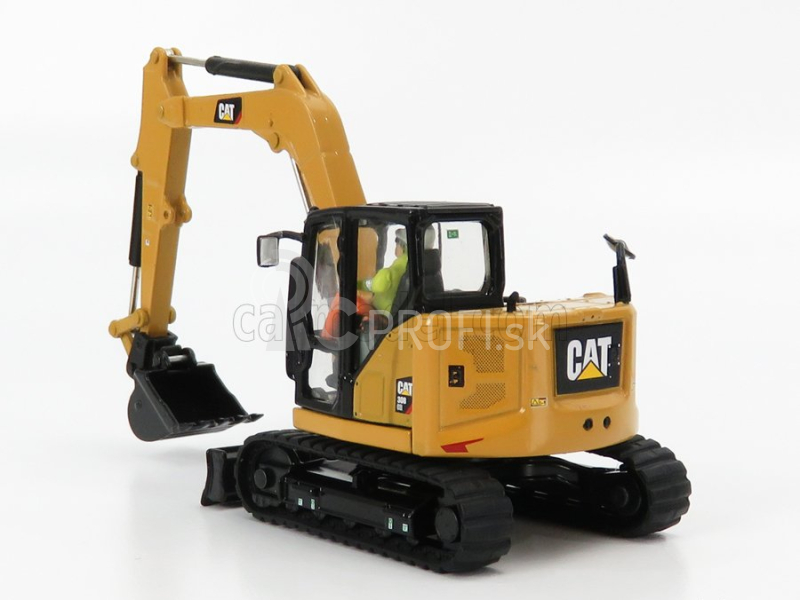 Dm-models Caterpillar Cat308 Cr Escavatore Cingolato - Traktor Hydraulické minirýpadlo 1:50 žltá čierna