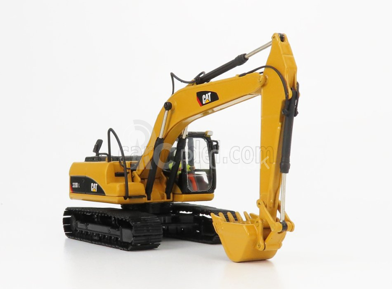 Dm-models Caterpillar Cat320d Escavatore Cingolato - Traktor Hydraulické rýpadlo škrabák 1:50 žltá čierna