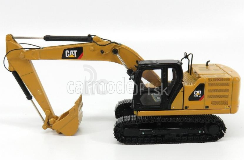 Dm-models Caterpillar Cat320gc Escavatore Cingolato - traktor hydraulické rýpadlo - nová generácia 1:50 žltá čierna