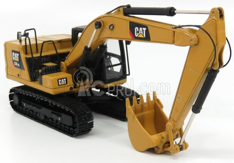 Dm-models Caterpillar Cat320gc Escavatore Cingolato - traktor hydraulické rýpadlo - nová generácia 1:50 žltá čierna