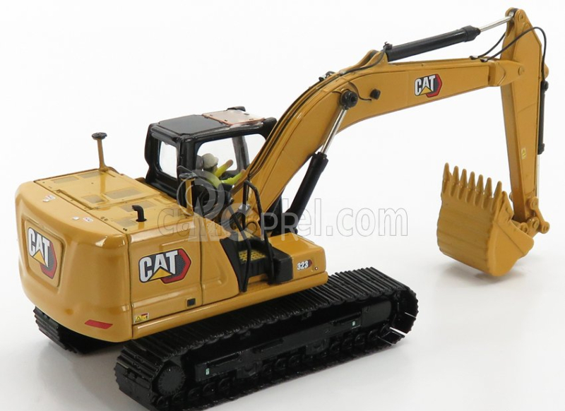 Dm-models Caterpillar Cat323 Escavatore Cingolato - traktor hydraulické rýpadlo 1:50 žltá čierna