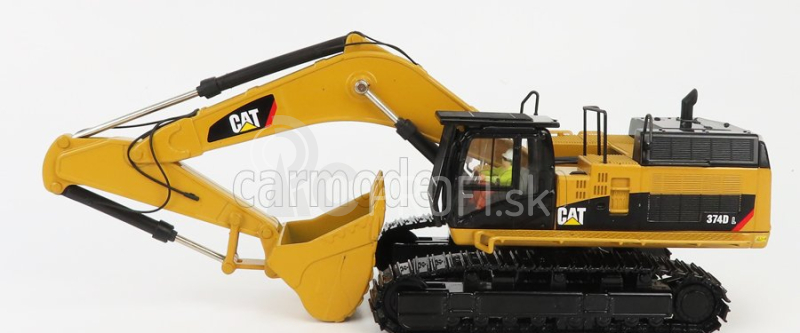 Dm-models Caterpillar Cat347d Escavatore Cingolato - traktor hydraulický škrabák 1:50 žltá čierna