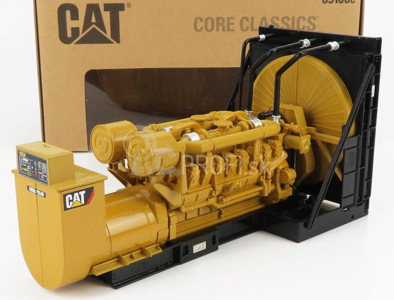 Dm-models Caterpillar Cat3516b Generatore - Generátorová súprava 1:25 žltá čierna