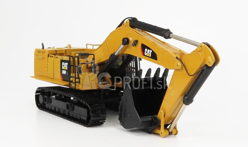 Dm-models Caterpillar Cat390f Escavatore Cingolato - Traktor Hydraulické rýpadlo Škrabka 1:50 žltá čierna