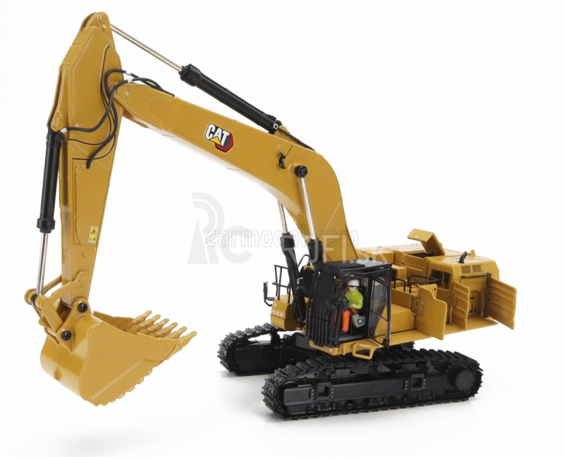 Dm-models Caterpillar Cat395 Escavatore Cingolato - traktor novej generácie Hydraulický škrabák - univerzálna verzia 1:50 žltá čierna