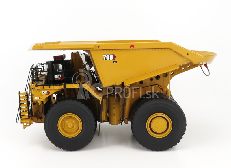 Dm-models Caterpillar Cat798ac Cassone Ribaltabile Cava Mineraria - Banské vozidlo 1:50 žlto-čierna