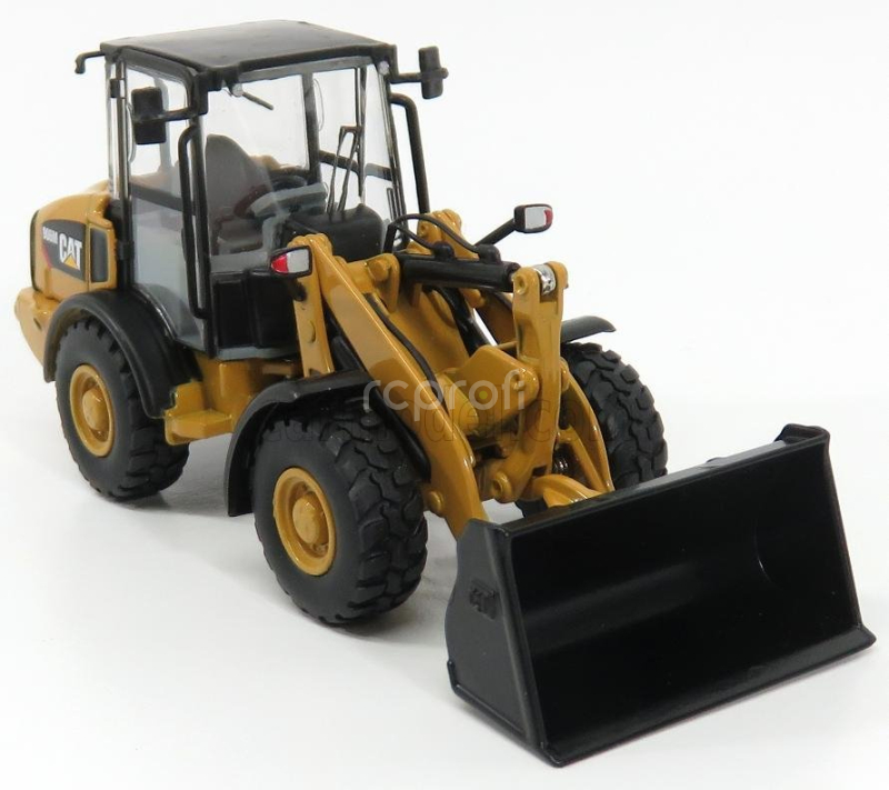 Dm-models Caterpillar Cat906m Ruspa Gommata - škrabací traktor - kolesový nakladač 1:50 žltá čierna