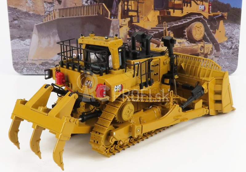 Dm-models Caterpillar Catd11 Dozer Ruspa Cingolata - škrabací traktor 1:50 žltá čierna