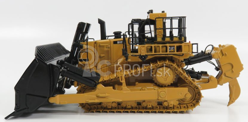 Dm-models Caterpillar Catd11t Carrydozer Ruspa Cingolata - škrabací traktor 1:50 žltá čierna