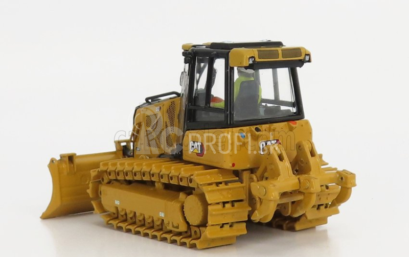 Dm-models Caterpillar Catd3 Dozer Ruspa Cingolata - škrabací traktor 1:50 žltá čierna