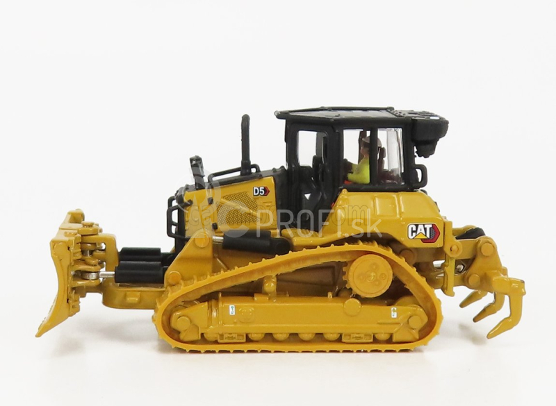 Dm-models Caterpillar Catd5 Dozer Ruspa Cingolata - škrabací traktor 1:87 žltá čierna