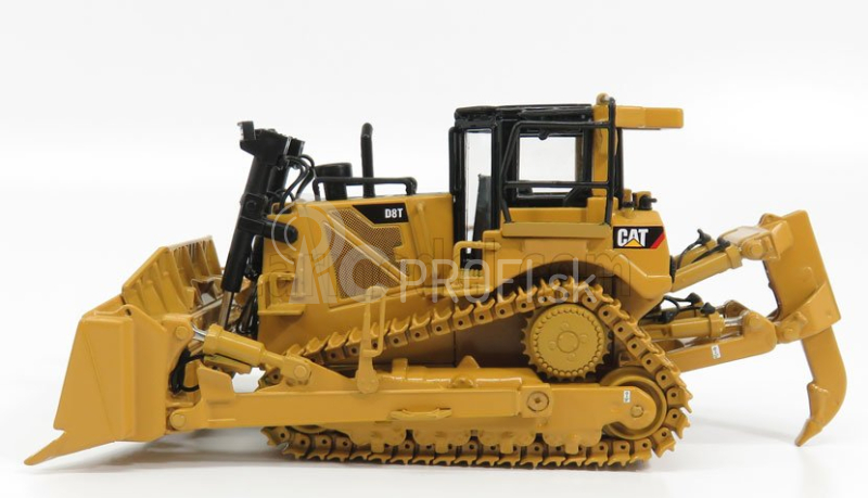 Dm-models Caterpillar Catd8t Ruspa Cingolata - škrabací traktor 1:50 žltá čierna