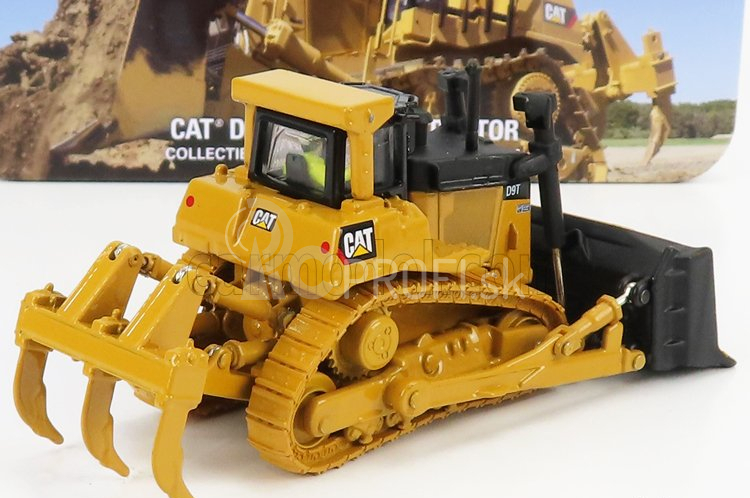 Dm-models Caterpillar Catd9t Ruspa Cingolata - škrabací traktor 1:87 žltá čierna