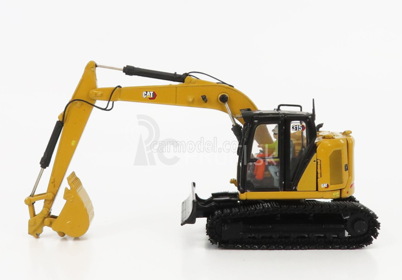 Dm-models Caterpillar Catm315 Escavatore Cingolato - traktor hydraulický škrabák 1:50 žltá čierna