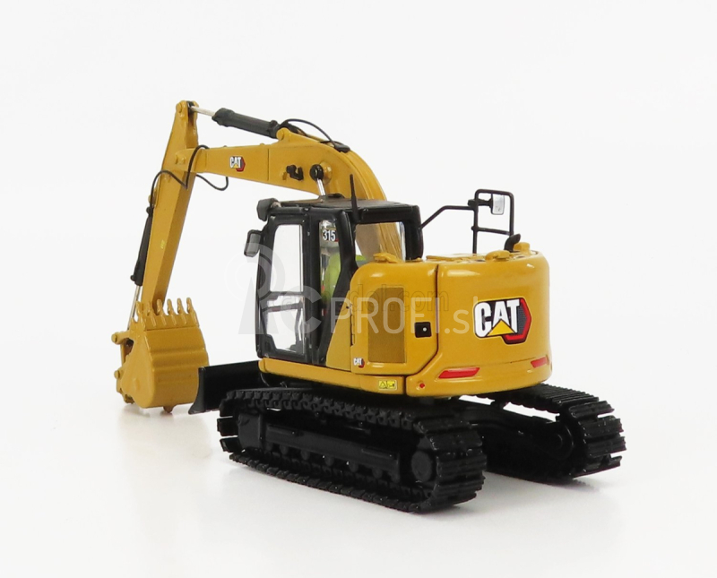 Dm-models Caterpillar Catm315 Escavatore Cingolato - traktor hydraulický škrabák 1:50 žltá čierna