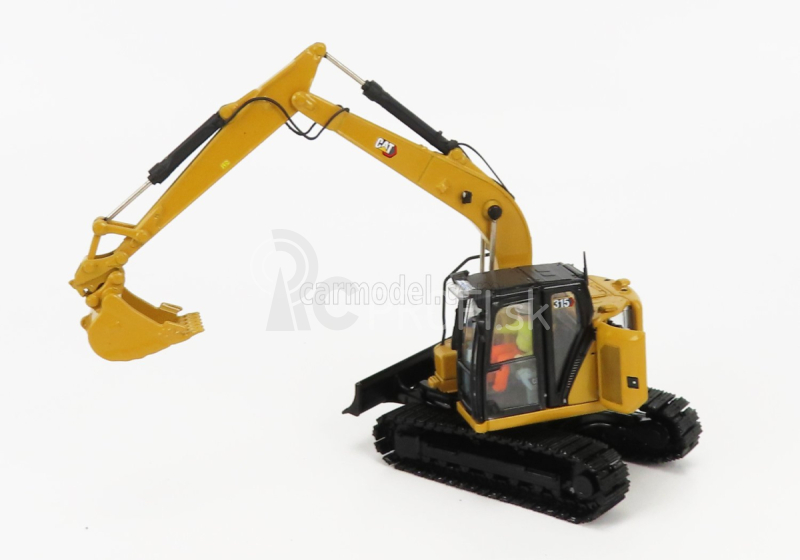 Dm-models Caterpillar Catm315 Escavatore Cingolato - traktor hydraulický škrabák 1:50 žltá čierna