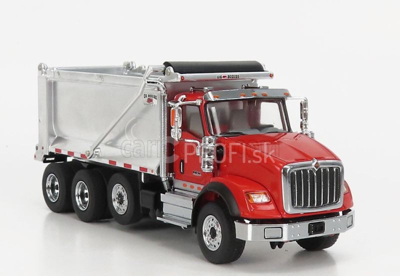 Dm-models International Hk620 Truck Cassone Ribaltabile 4-assi 2010 1:50 červená