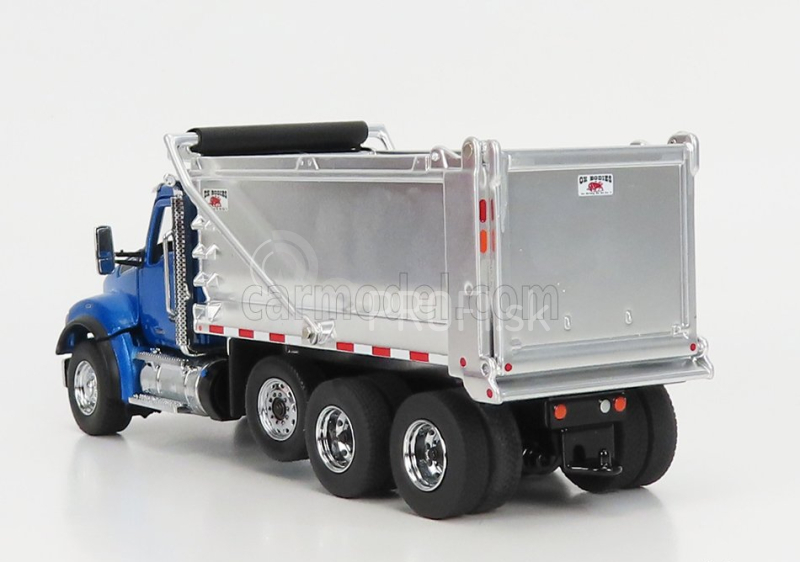 Dm-models Kenworth T880s Truck Cassone Ribaltabile 4-assi 1990 1:50 Modrá