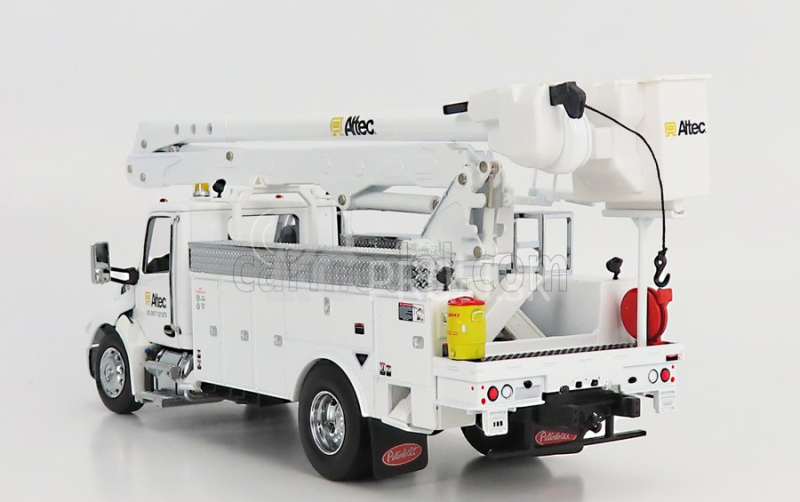 Dm-models Peterbilt 536 Truck Altec Aa55 Gru Crane Elevator Con Piattaforma Cestello 2010 1:32 White