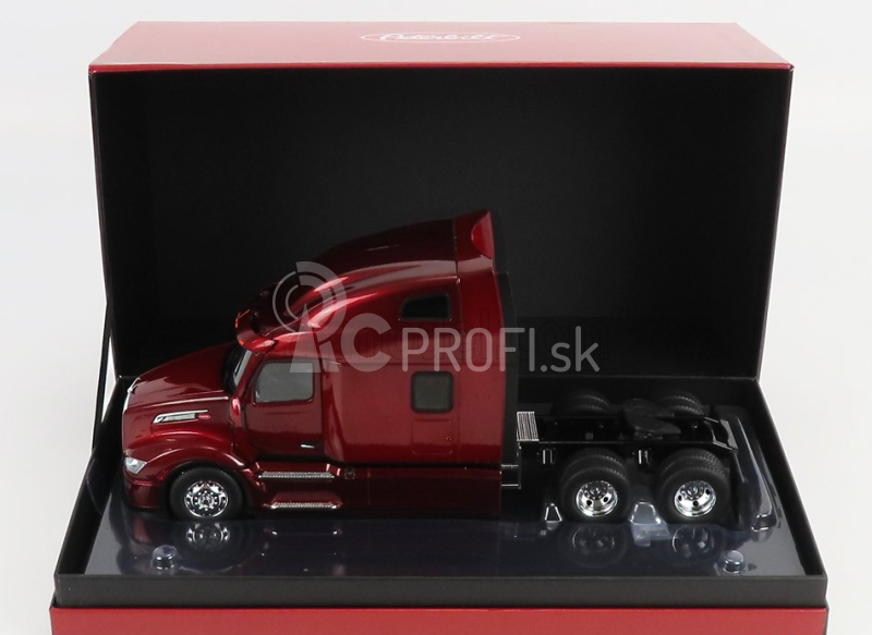 Dm-models Peterbilt 579 Ťahač 3-osý 2011 1:32 Red Met