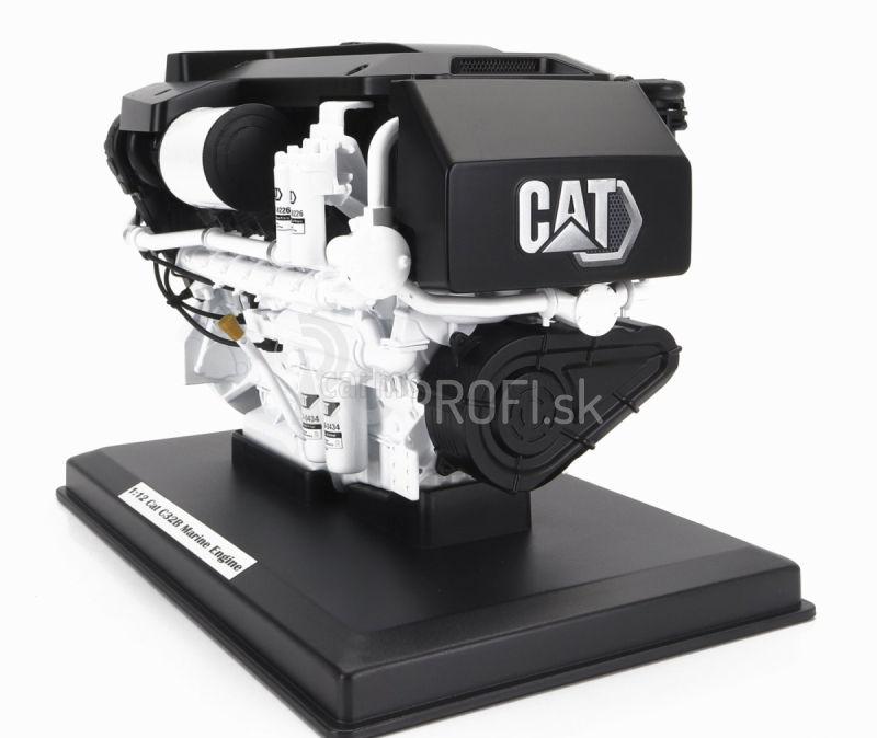 Dm-models Príslušenstvo Caterpillar C32b Marine Engine - Motore A Propulsione Marino 1:12 Black White