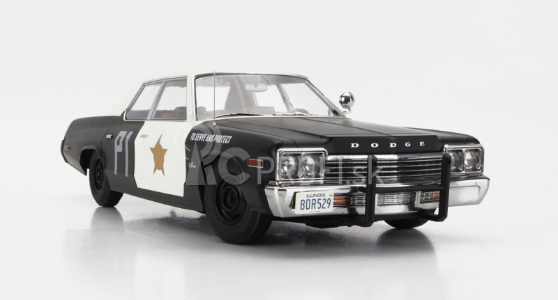 Dodge Monaco Bluesmobile 1974 - Look-a-like 1:18 Black White