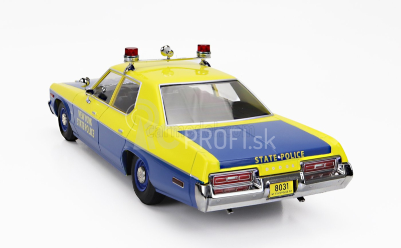 Dodge Monaco New York State Police 1974 v mierke 1:18 žlto-modrá