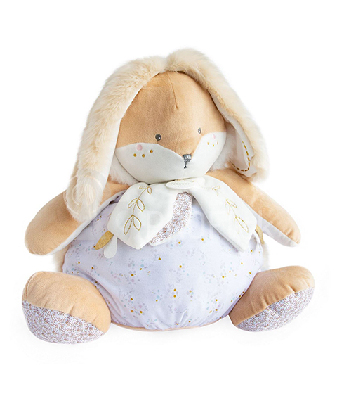 Doudou Biely králik s priestorom na uloženie pyžama 38 cm