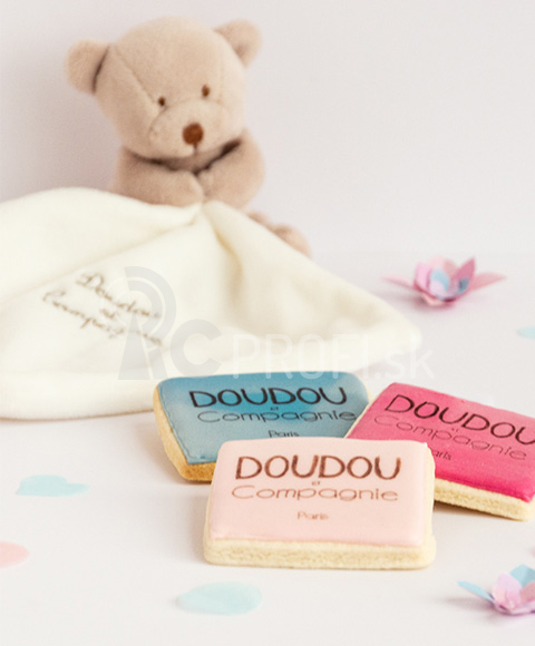 Doudou Darčeková sada - medvedík s muchotrávkou 10 cm