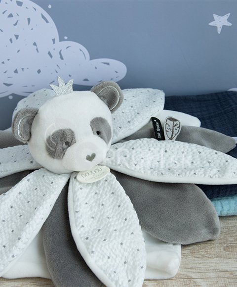 Doudou Darčeková sada - plyšová panda 26 cm