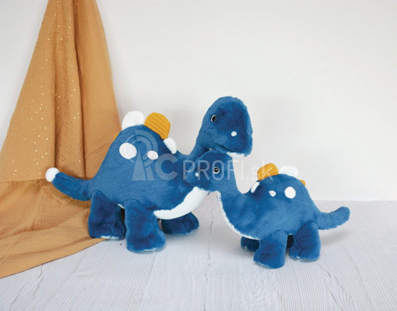 Doudou Histoire d´Ours Plyšová hračka modrý dinosaurus 40 cm