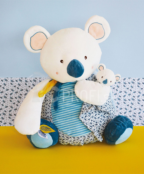 Doudou Koala Yoca s priestorom na uloženie pyžama 40 cm