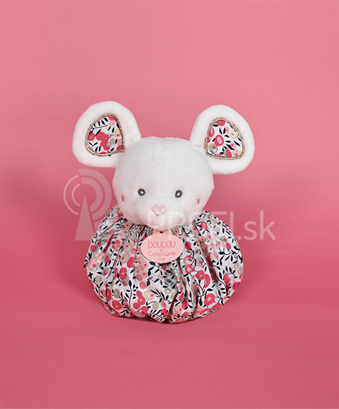 Doudou Sleepy mouse pink 3v1