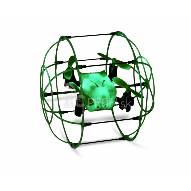 Dron X4 Cage Copter, zelená