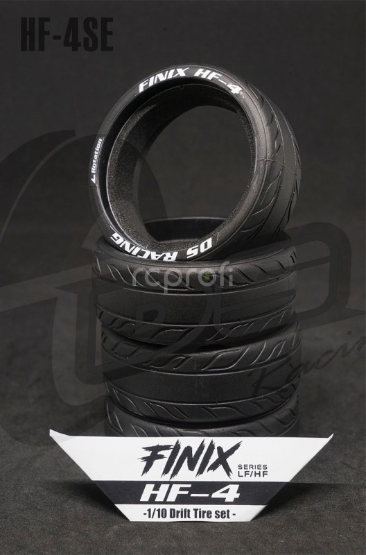 DS Racing Drift Tire Finix Series HF-4, 4 ks