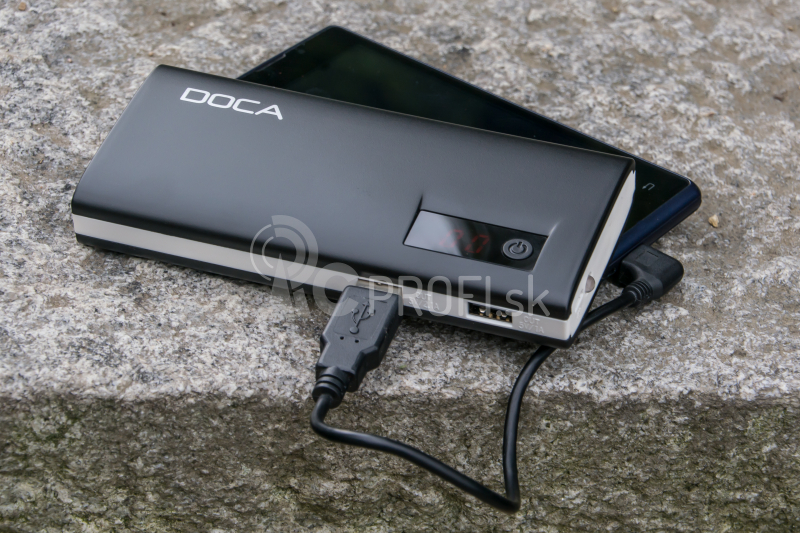 DOCA 13000 mAh, čierna