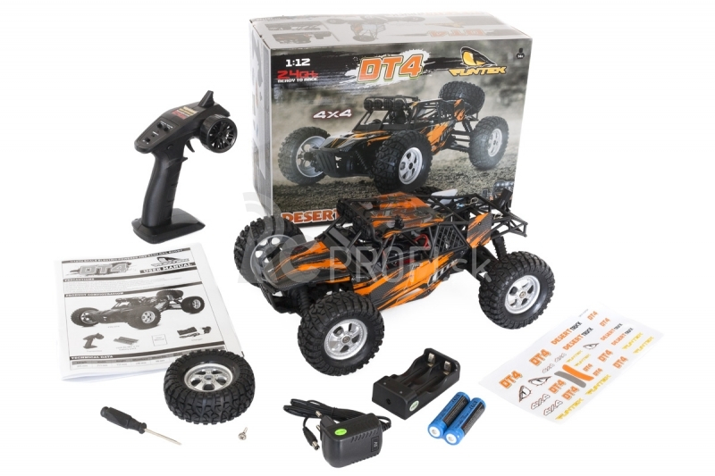 RC auto FUNTEK DT4 elektro Offroad piesočná truggy