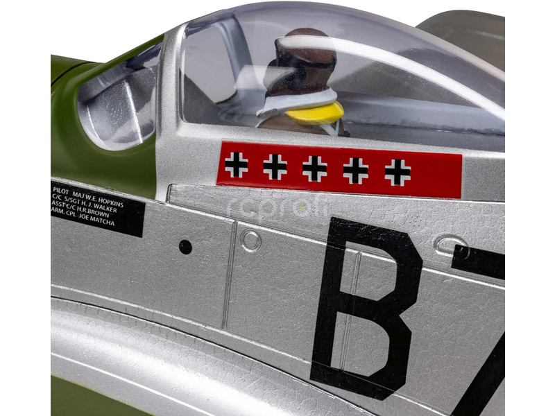 E-flite P-51D Mustang 1.0m AS3X+ SAFE Select BNF Basic