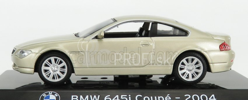 Edícia BMW radu 6 645i Coupe 2004 - Con Vetrina - S vitrínou 1:43 Gold