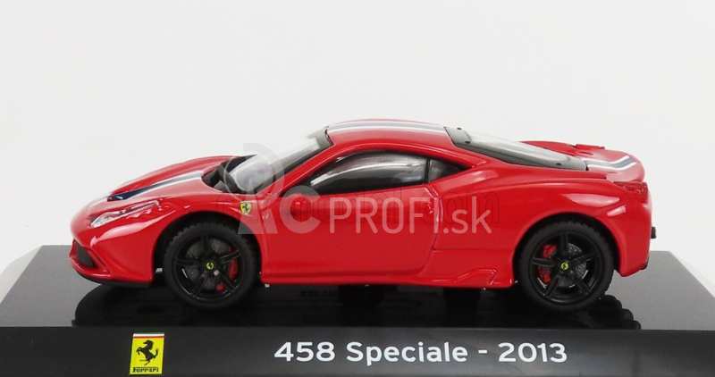 Edícia Ferrari 458 Speciale 2013 - Con Vetrina - S vitrínou 1:43 červená