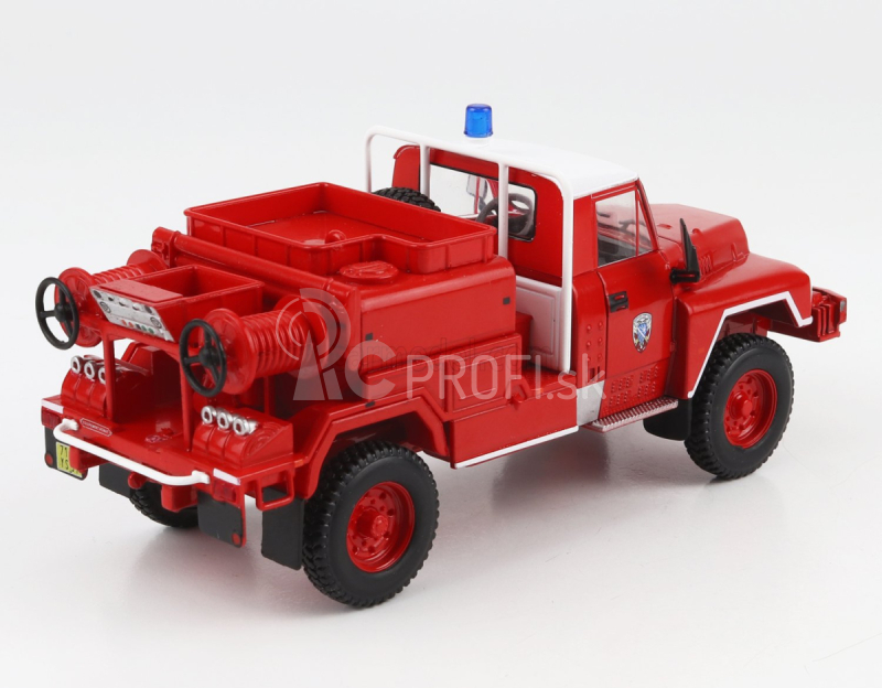 Edicola Acmat Tpk 4.20 Tanker Truck Antincendio Boschivo Sapeurs Pompiers Francúzsko 1985 1:43 červená biela