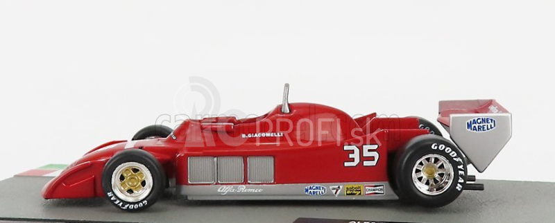 Edicola Alfa romeo F1 177 N 35 Sezóna 1979 Bruno Giacomelli 1:43 Červená biela