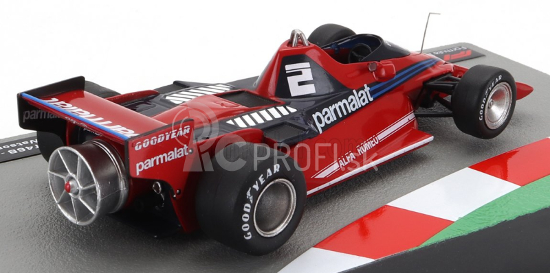 Edicola Alfa romeo F1 Brabham Bt46b Parmalat N 2 Sezóna 1978 John Watson 1:43 Červená modrá