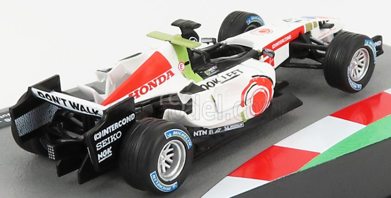 Edicola BAR F1 Ra106 Honda N 12 Sezóna 2006 Jenson Button 1:43 Biela červená