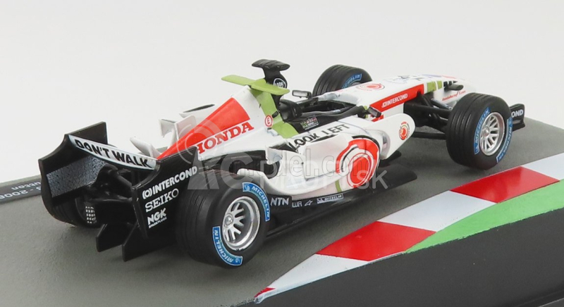 Edicola BAR F1 Ra106 Honda N 12 Sezóna 2006 Jenson Button 1:43 Biela červená