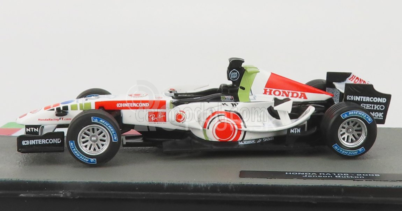 Edicola BAR F1 Ra106 Honda N 12 Sezóna 2006 Jenson Button 1:43 Biela červená