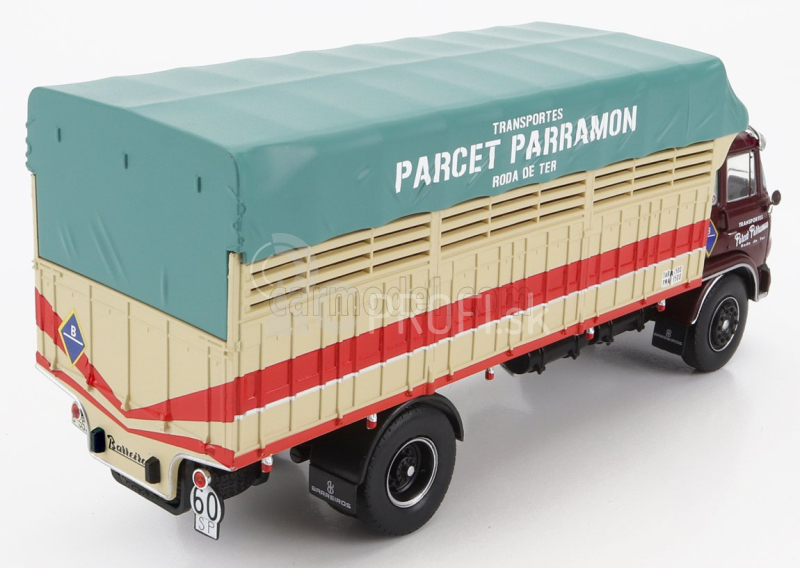 Edicola Barreiros Super Azor Truck Telonato Parcet Parramon Transports 2-assi 1967 1:43 Brown Cream