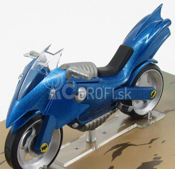 Edicola Batman Batcycle - Legend Of The Dark Knight 1:18 Blue Met