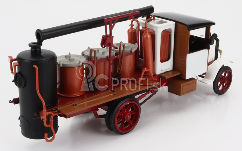 Edicola Berliet Cba 9 Tanker Truck Pump Porte Alambic 2-assi 1925 1:43 biela červená