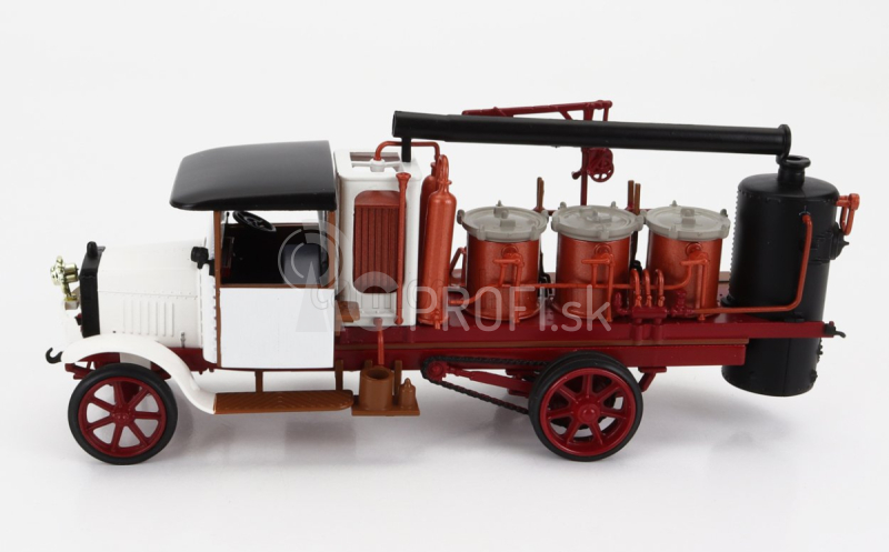 Edicola Berliet Cba 9 Tanker Truck Pump Porte Alambic 2-assi 1925 1:43 biela červená